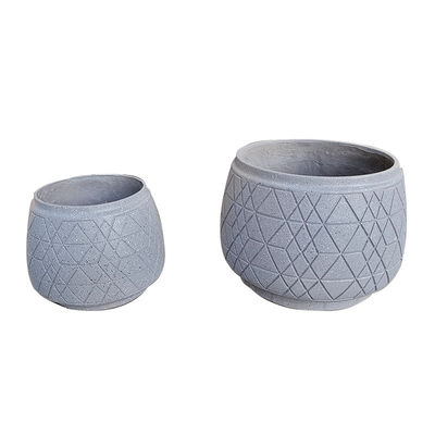 Texture Surface Fiber Cement Pot For Charcoal Oven Camping Burners Heater Warmer