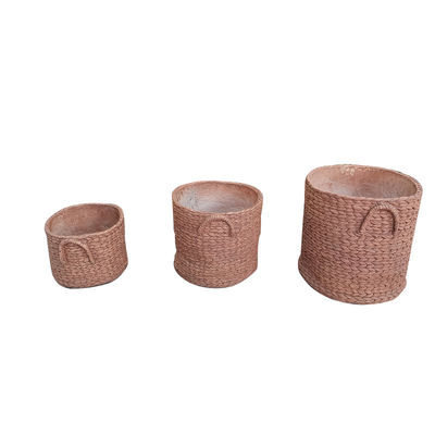 Long-lasting Fiber Clay Planter Withstands 5-6 Years Outdoor And Frost Resistant