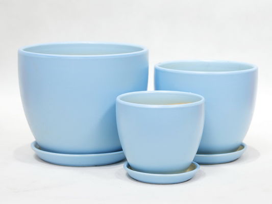 Simple Ceramic Pots High Durability For Garden Plants And Succulents