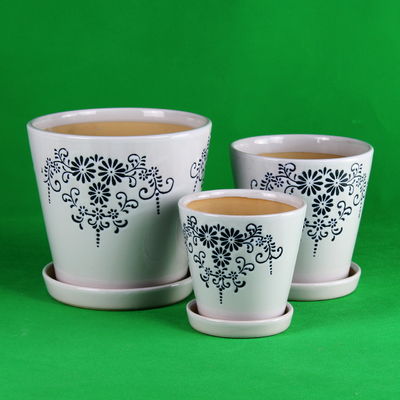 Indoor Ceramic Pots Round Design and Easy To Clean for a Cozy Home