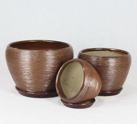 Easy to Clean Ceramic Pots For Succulents And Cacti Various Sizes Available