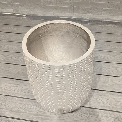 Frost Resistant Long-lasting Fiber Clay Planter For Charcoal Oven / Warmer Camping Burners Heater / Barbecue