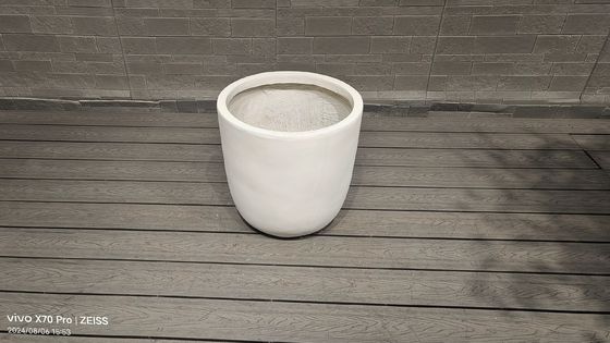 Modern Style To Your Garden With Fiber Cement Pot And Fiber Clay
