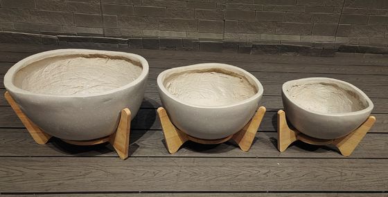 7-8 Years Lifetime Modern Reinforced Clay Planter Perfect For Indoor And Contemporary Design