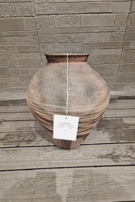 Stylish Modern Fiber Clay Planter with Frost Resistant Character and Textured Surface